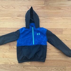 Youth Small Under Armour Half Zip Windbreaker